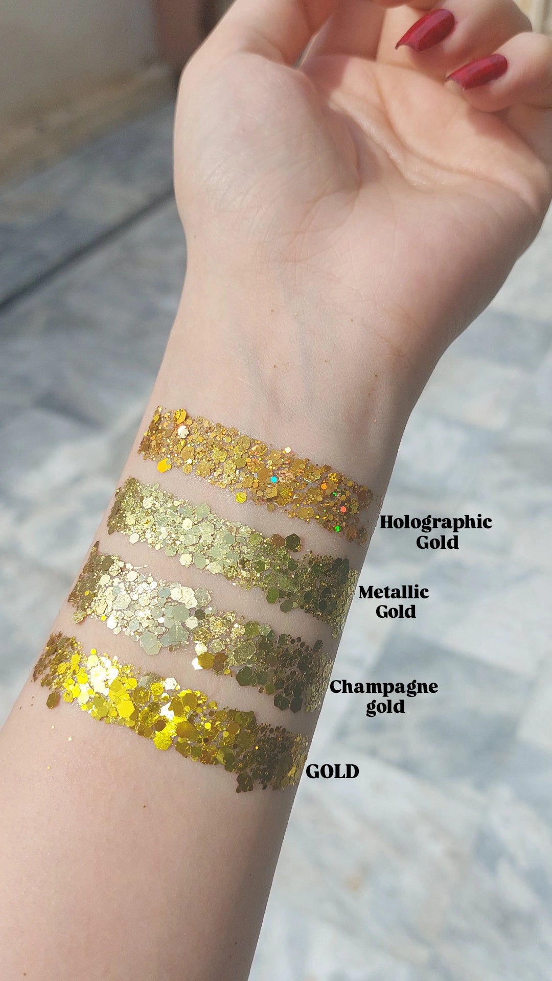 Imported,Hexagonal/ Chunky Glitters