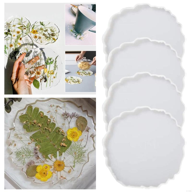 Epoxy Resin Irregular Silicone Coaster Mold