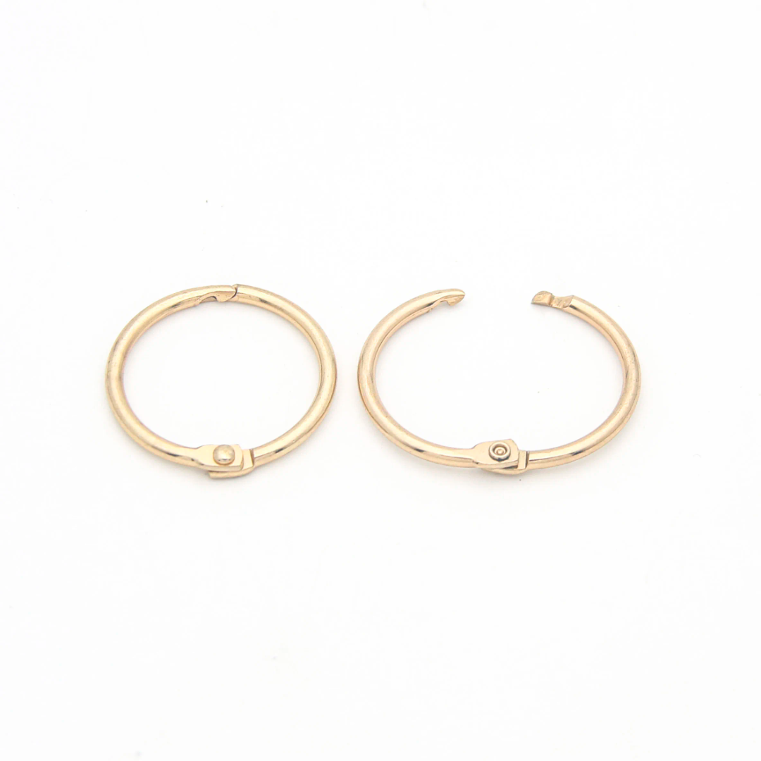 High-quality, imported, Loose leaf binder ring , binding rings 25mm , pack of 5 rings