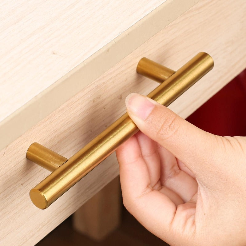 Gold Cabinet/ Tray Handles Pair , chrome finish, stainless steel, imported