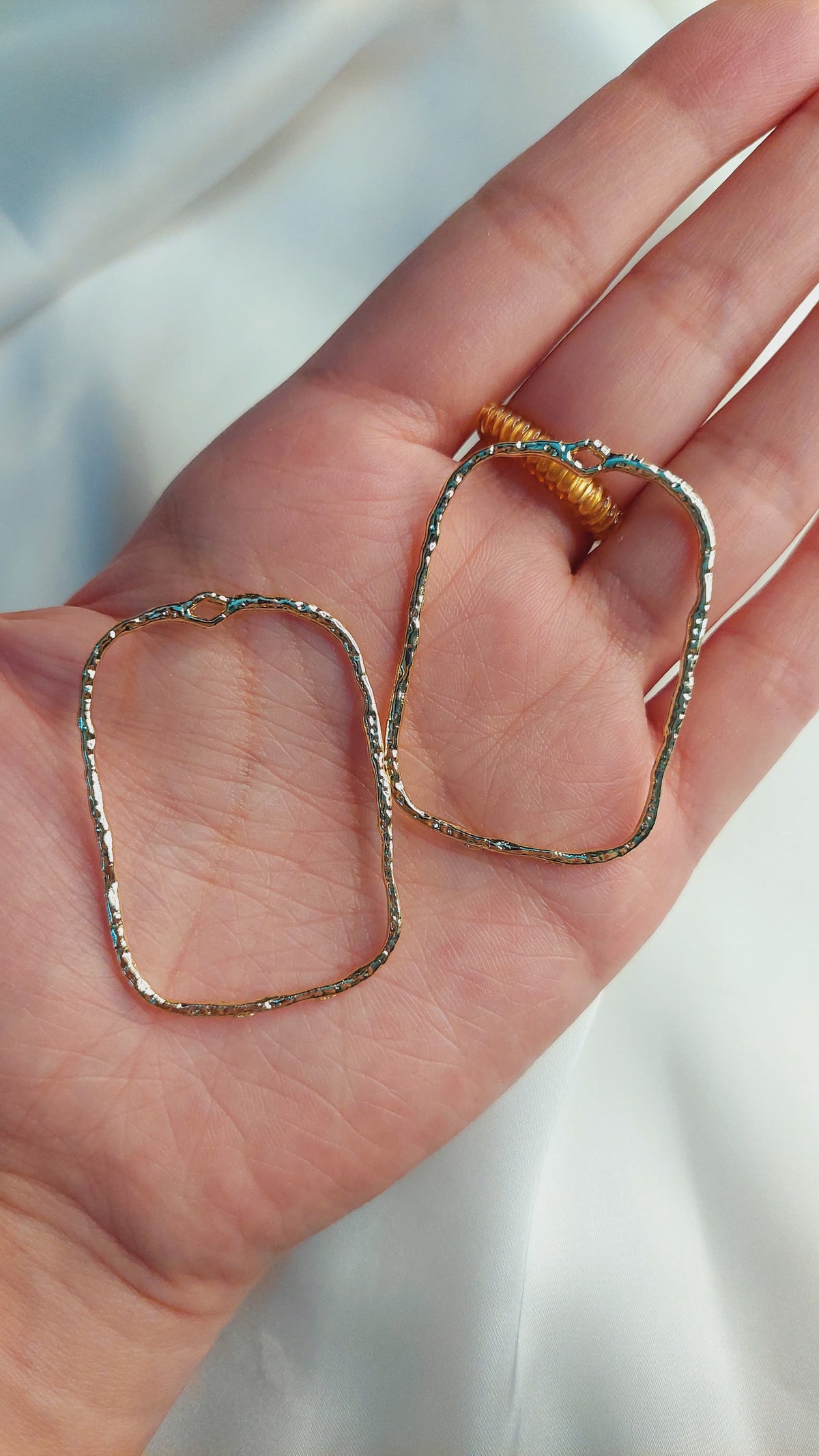 1 pc Imported irregular large rectangle bezels