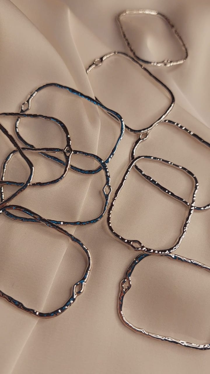 1 pc Imported irregular large rectangle bezels