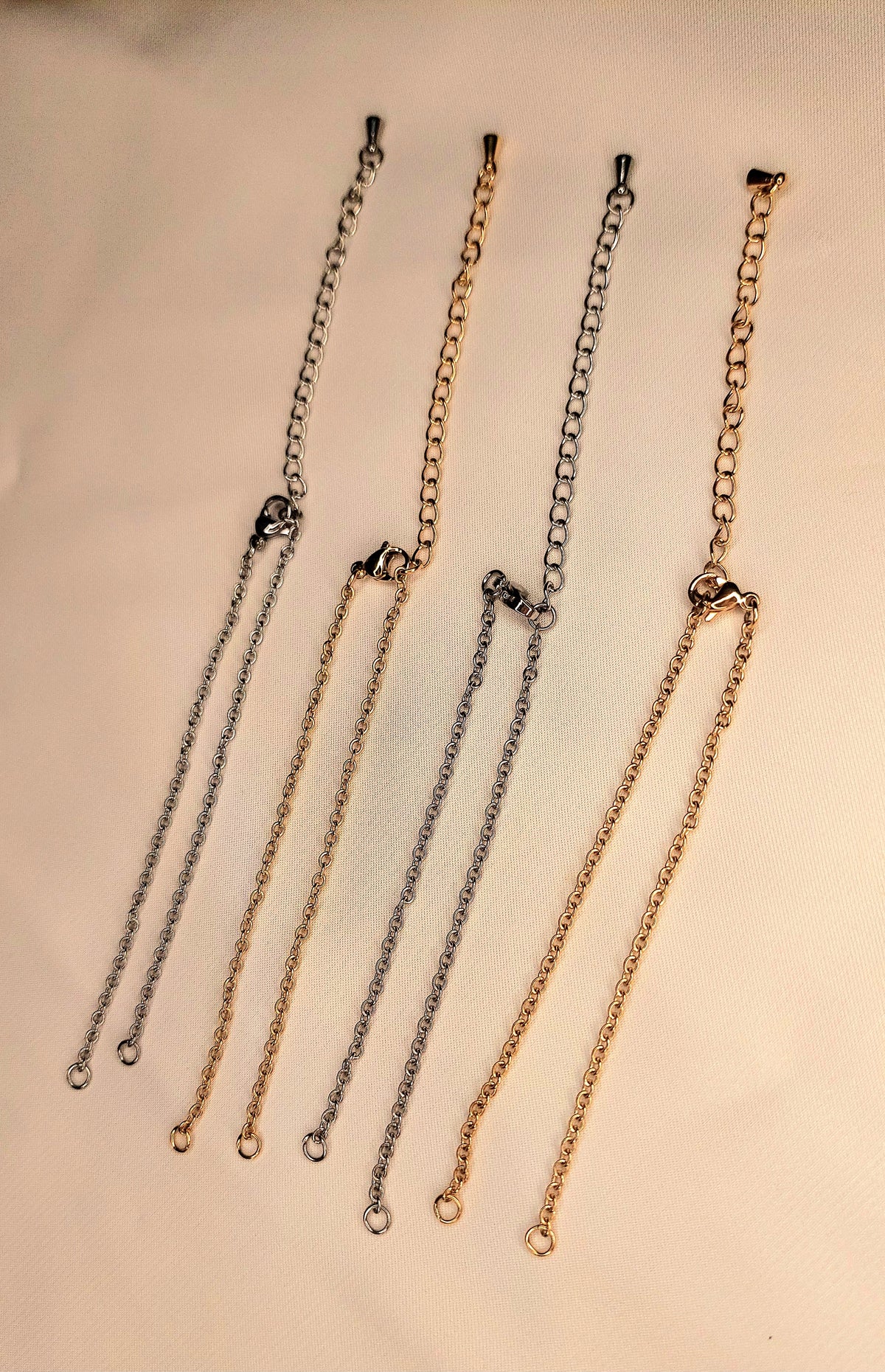 1 pc Stainless Steel/ Gold Plated Bracelet Chains