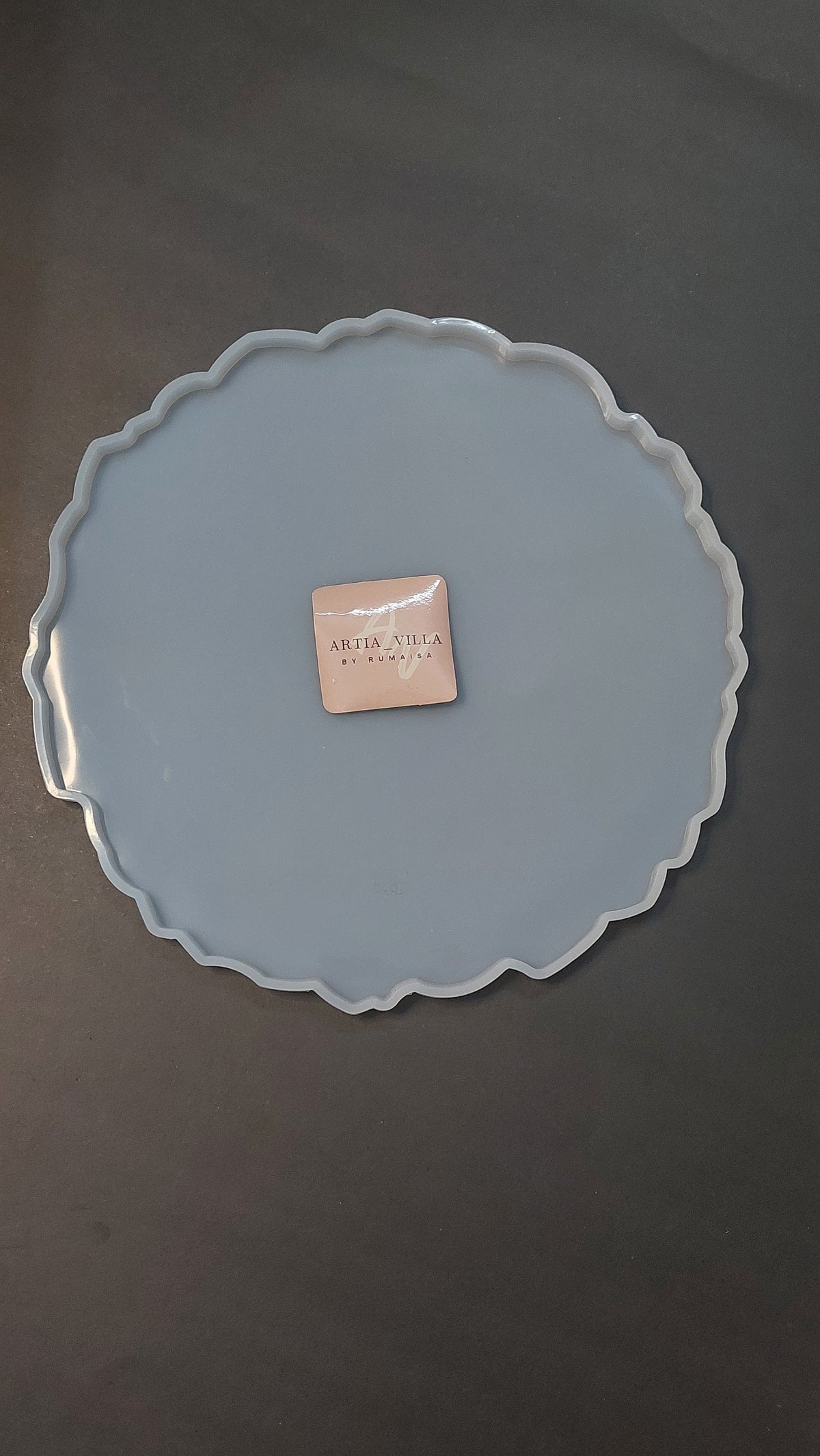 10 Inches epoxy Resin Irregular Silicone Tray Mold , Imported , High-Quality.