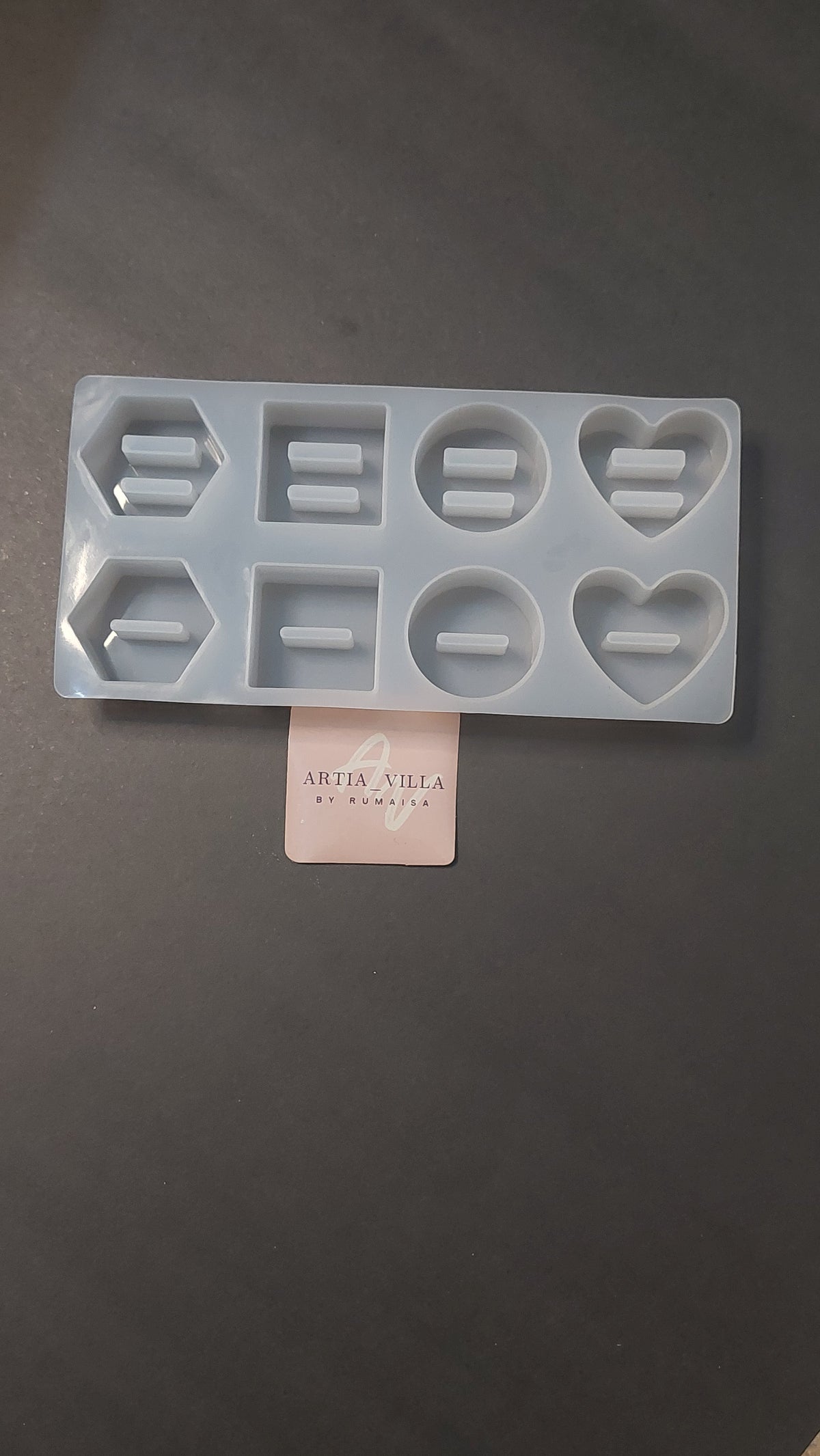 Ring holder silicone mold for epoxy resin / concrete