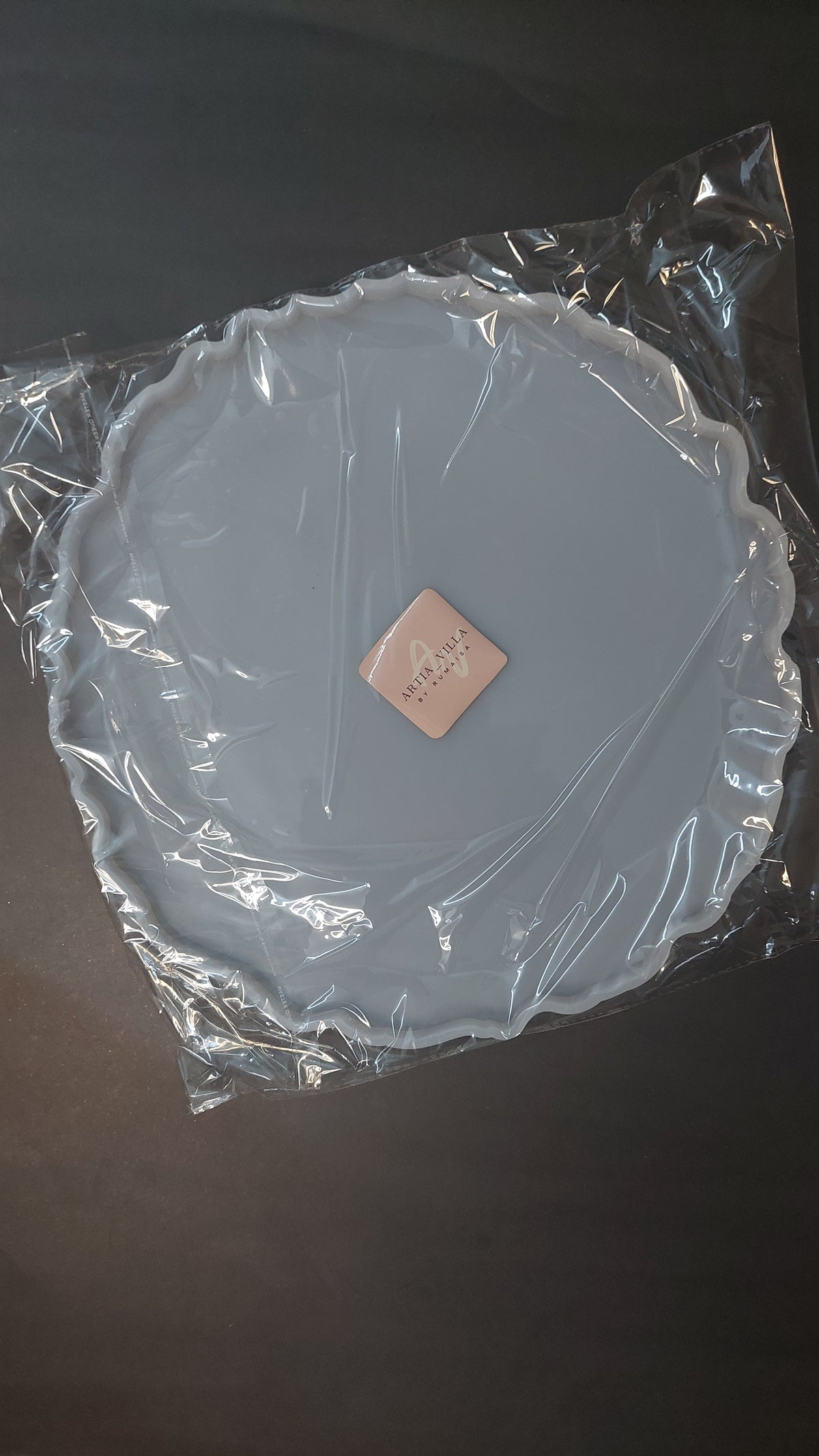 10 Inches epoxy Resin Irregular Silicone Tray Mold , Imported , High-Quality.