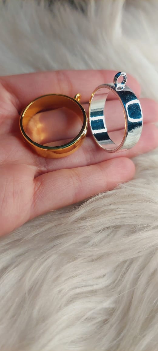 1pc Thick / Deep round Hollow Bezels /Pendants for Resin Art