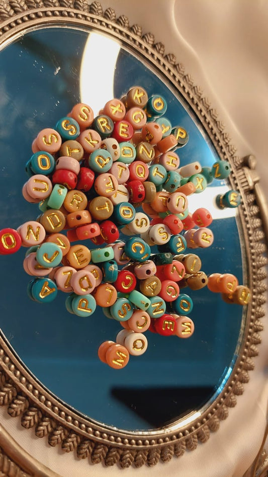 Imported multi Alphabet Beads