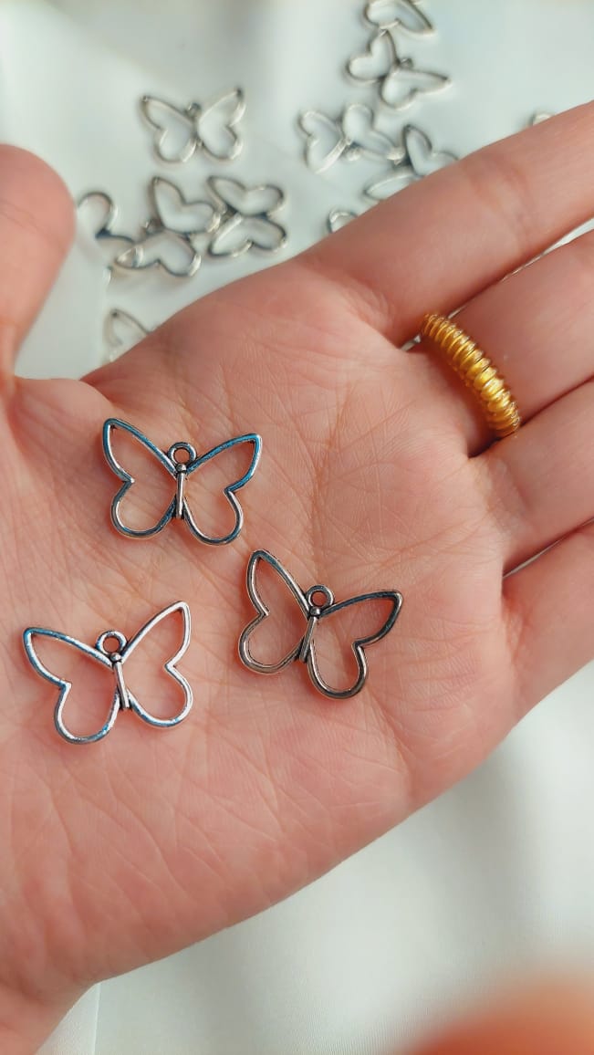 1pc Small Butterfly Bezels / Pendants