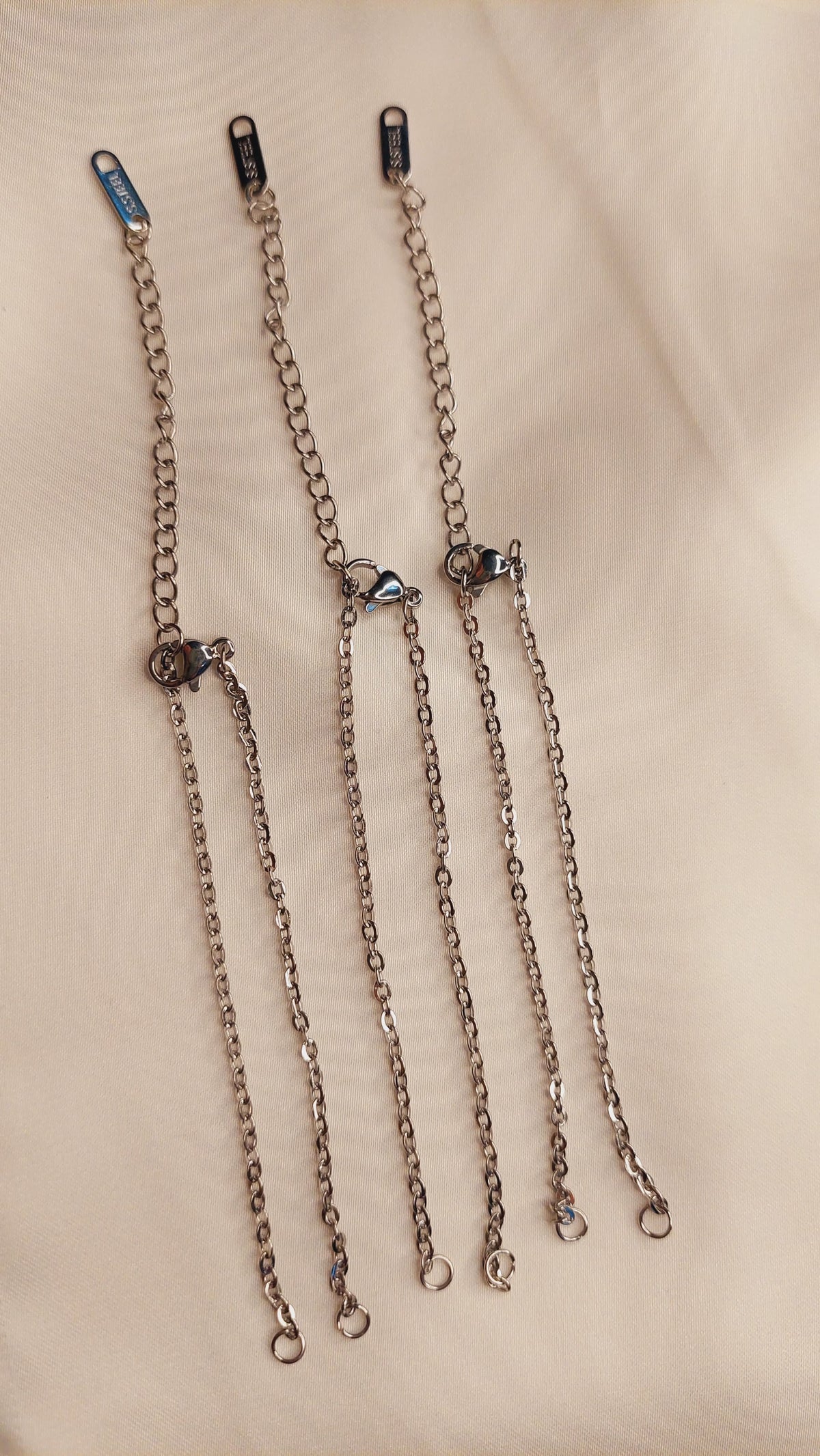 1 pc Stainless Steel/ Gold Plated Bracelet Chains