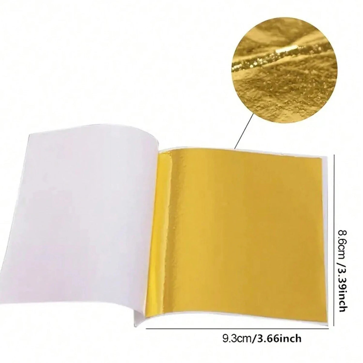 20 sheets , Imitation Gold / Silver foil sheets