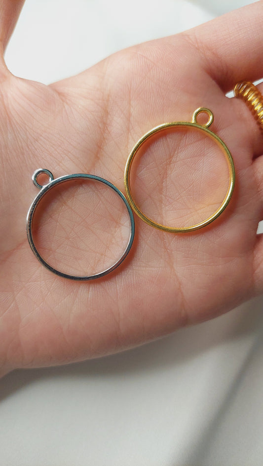 1 pc Basic Hollow Round frame Bezel