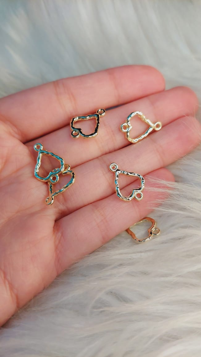 1pc Imported High-Quality Small Irregular Heart-Shaped Bracelet Bases
