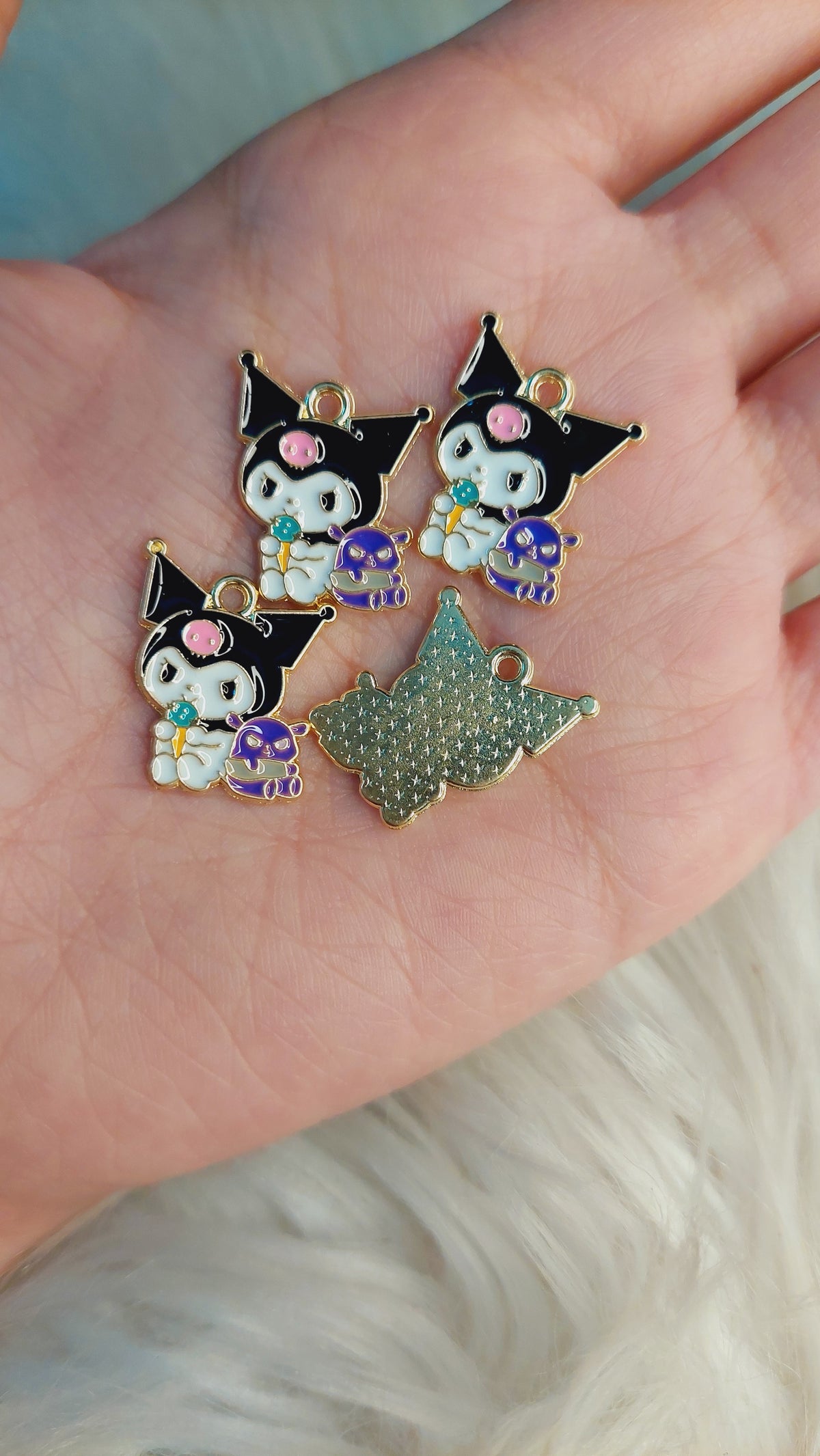 High-Quality Imported Cartonic Charms , hello kitty, Kuromi, my melody , Stellalou