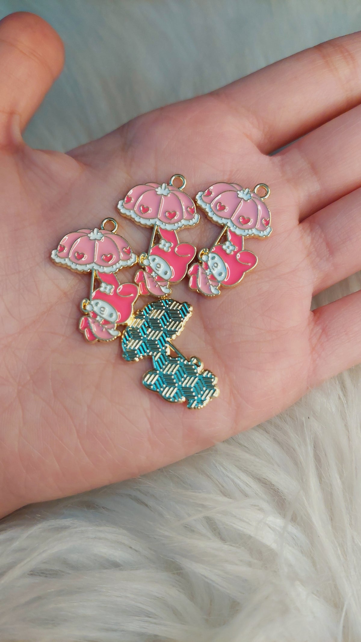 High-Quality Imported Cartonic Charms , hello kitty, Kuromi, my melody , Stellalou