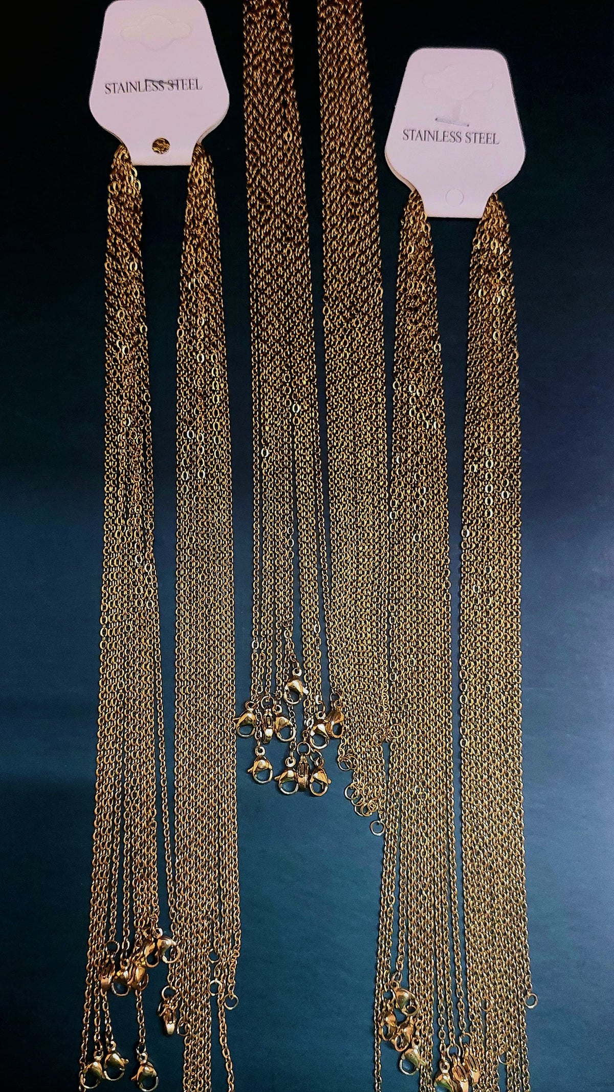 1 pc stainless steel/ Gold plated Pendant Chains