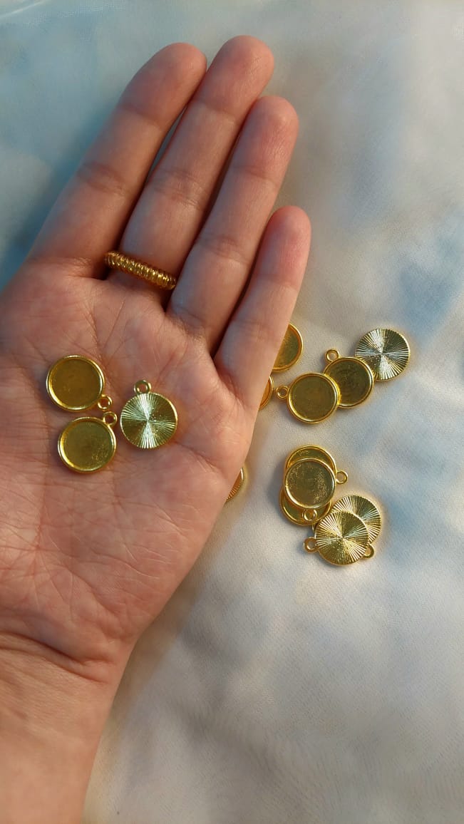1pc high-quality, imported 12mm pendant Bases