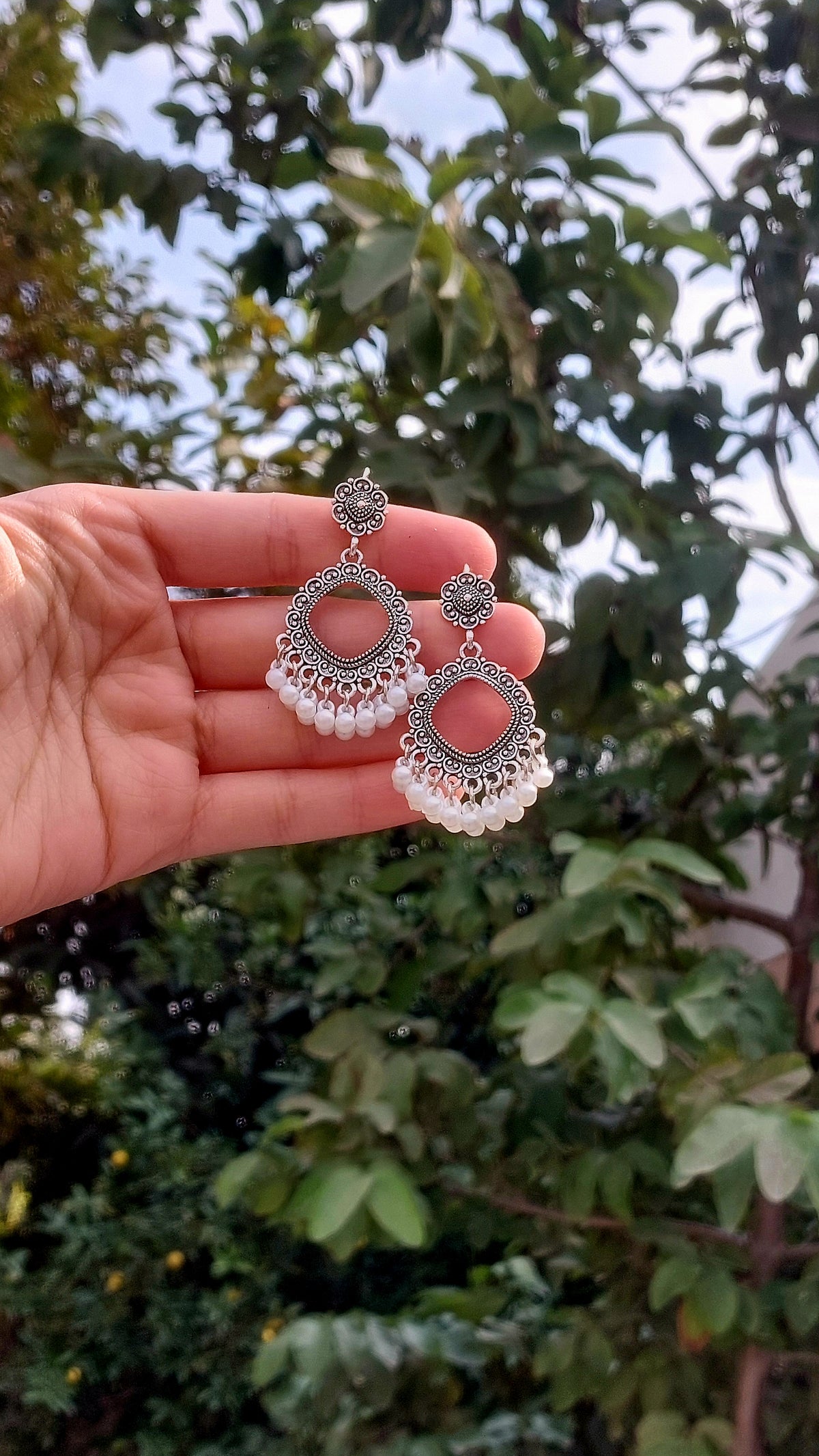 Mini Square jhumkay golden/silver