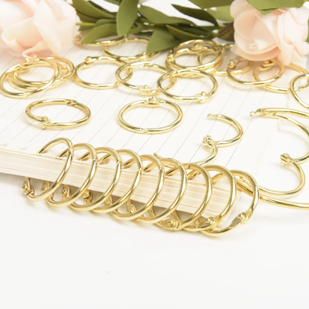 High-quality, imported, Loose leaf binder ring , binding rings 25mm , pack of 5 rings