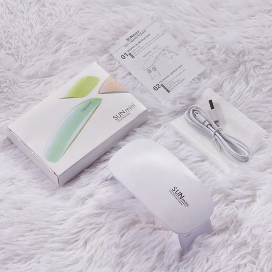 SUN Mini USB phototherapy 6W UV resin / nail gel cure machine , LED portable UV lamp