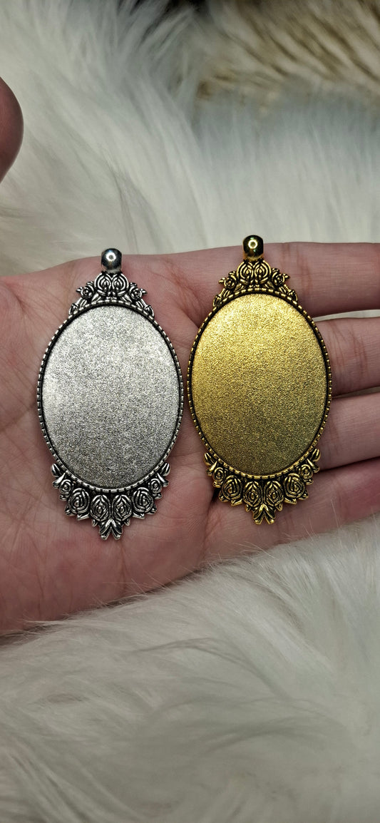 1pc High Quality,Imported Oval Pendants frame
