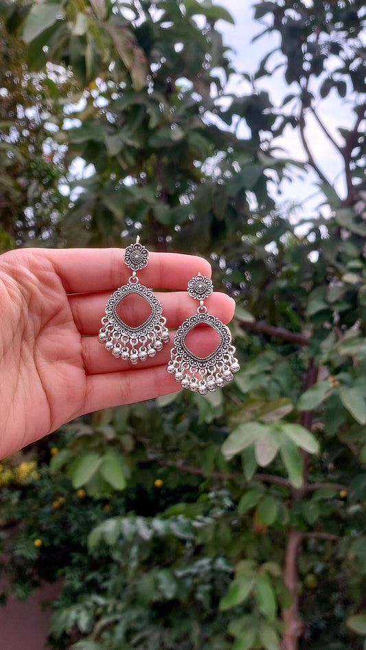 Mini Square jhumkay golden/silver