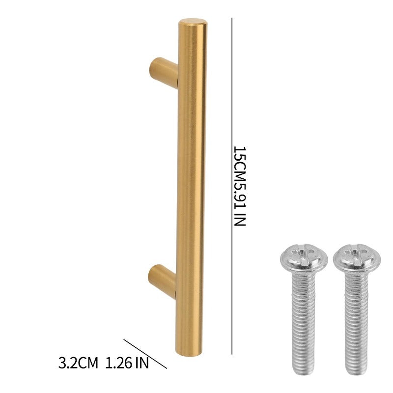 Gold Cabinet/ Tray Handles Pair , chrome finish, stainless steel, imported