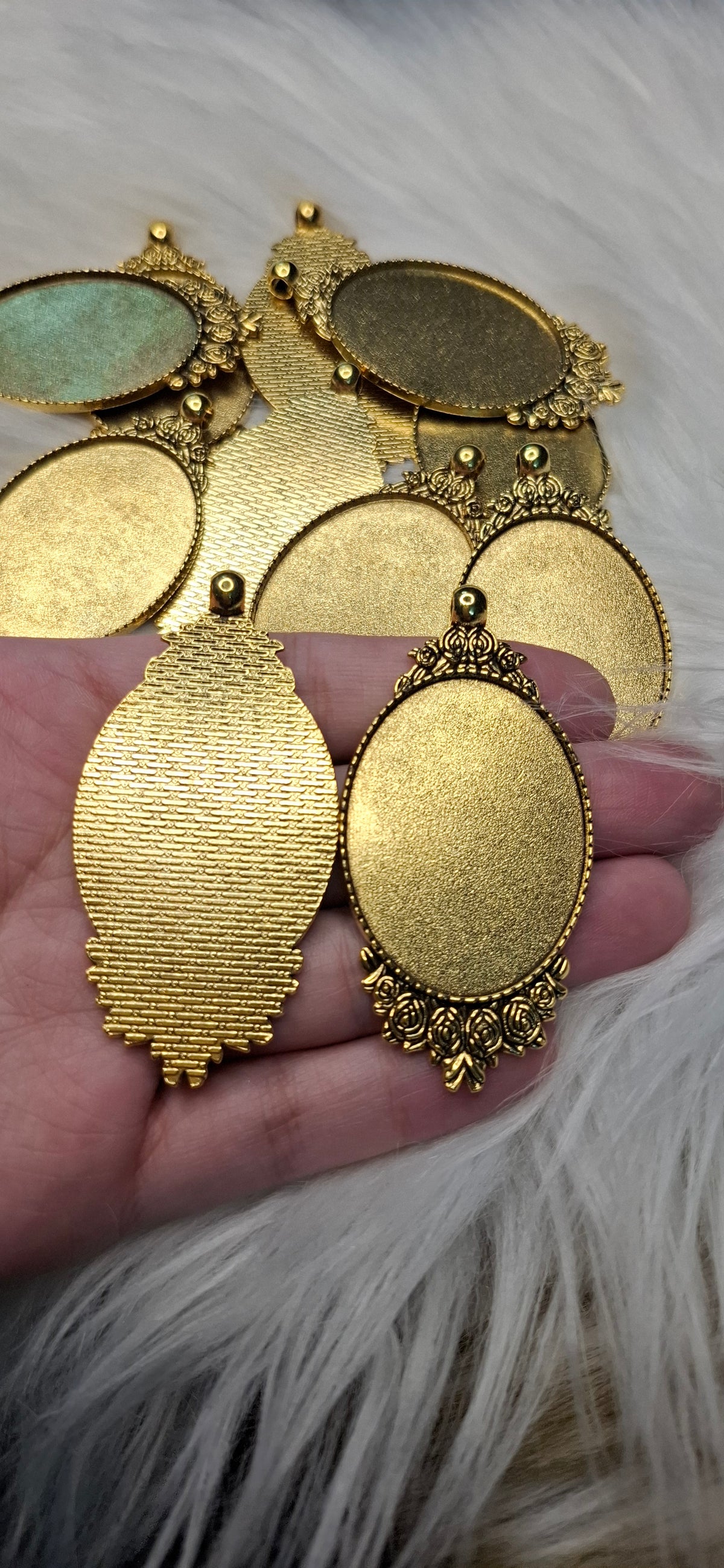 1pc High Quality,Imported Oval Pendants frame
